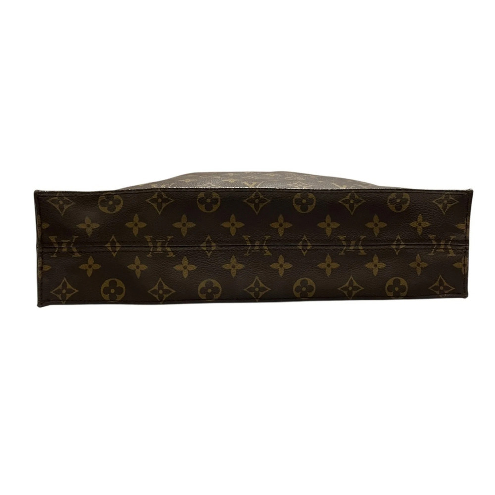 LOUIS VUITTON Brown Monogram Canvas Tote Bag - Picture 3 of 9